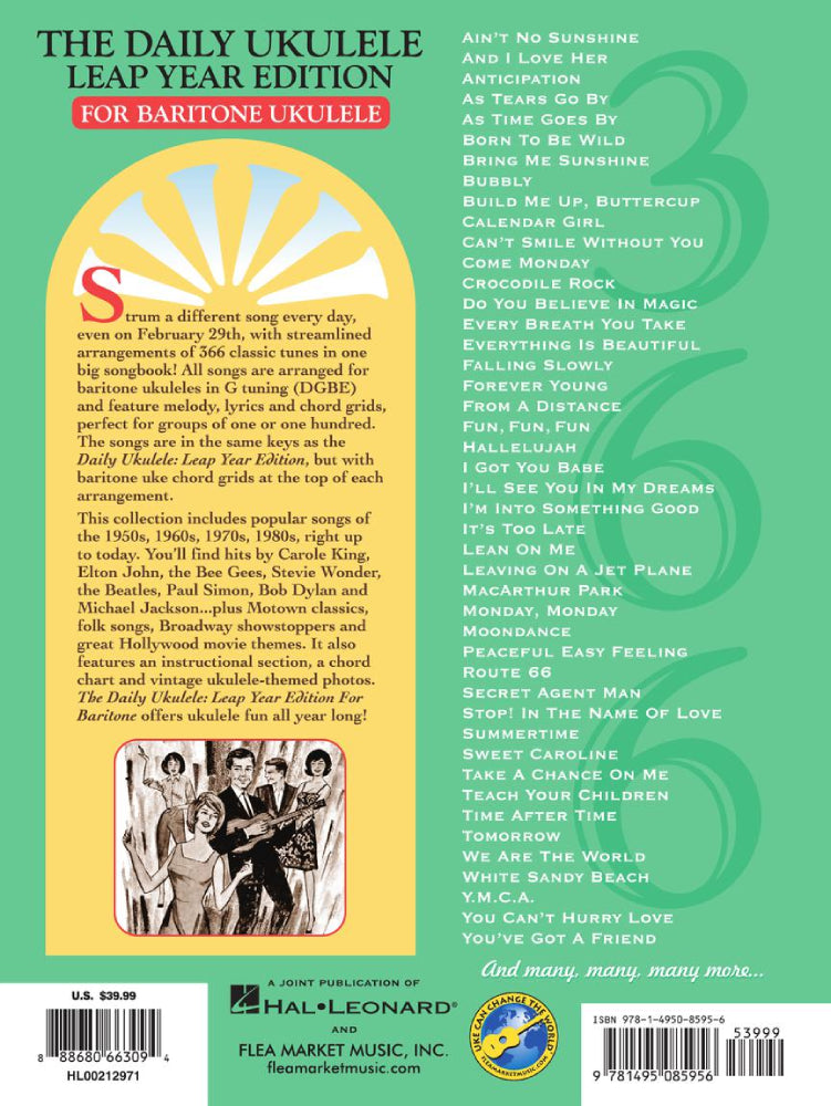 The Daily Ukulele Leap Year Edition for Baritone Ukulele