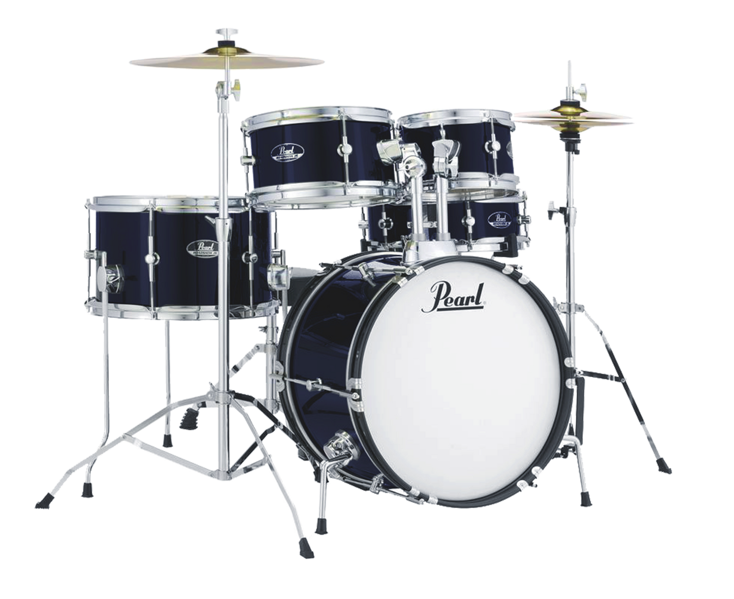 Pearl Roadshow Junior 5 Piece Drum Kit in Royal Blue Metallic