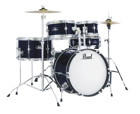 Pearl Roadshow Junior 5 Piece Drum Kit in Royal Blue Metallic