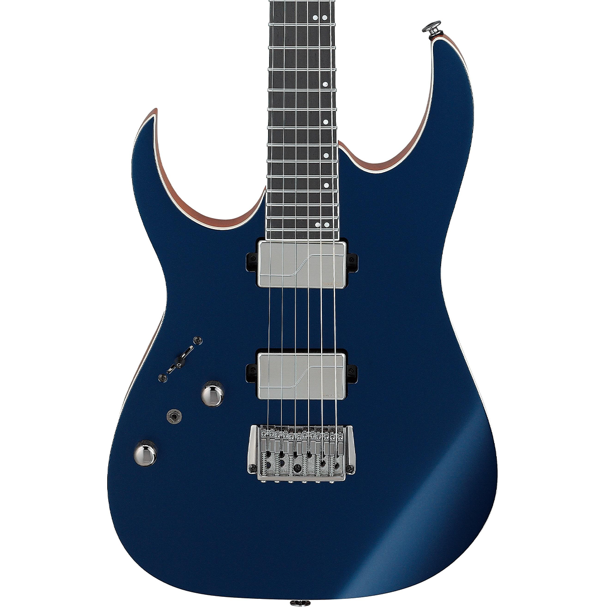 Ibanez Prestige RG5121RL Left Handed Electric Guitar in Dark Tide Blue Flat