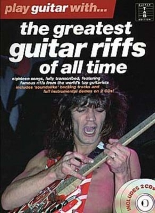 Play Guitar with the Greatest Guitar Riffs of All Time BK/2CDS
