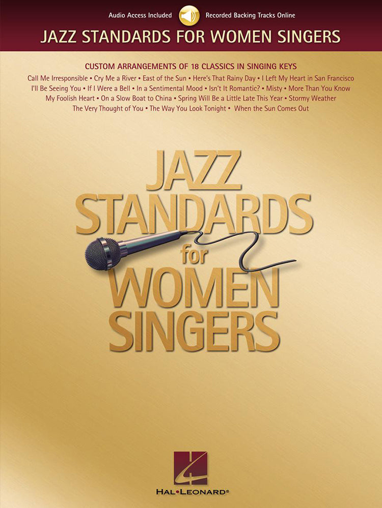 Jazz Standards For Women Singers BK/CD