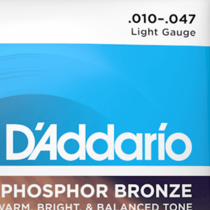 DAddario EJ38 12 String Phosphor Bronze Light Acoustic Guitar Strings