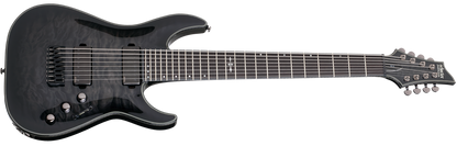 Schecter Hellraiser Hybrid C 8 8 String in Trans Black Burst