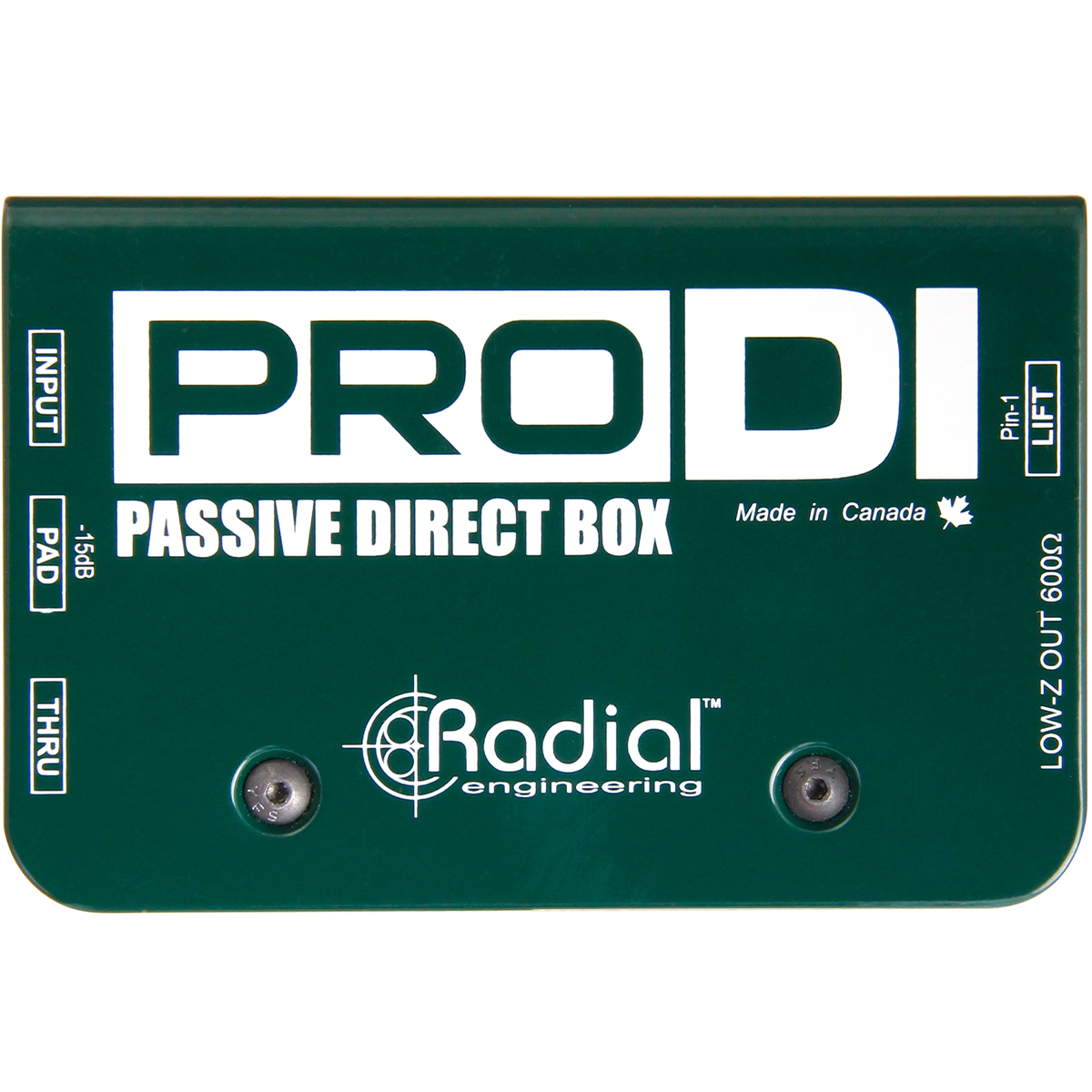 Radial ProDI 1-channel Passive Instrument Direct Box