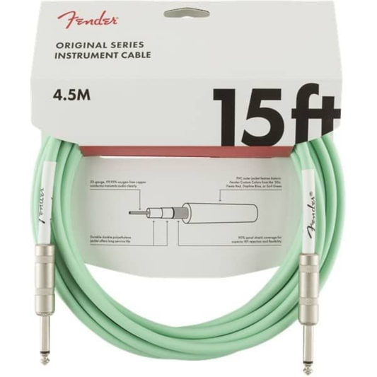 Fender Original Series Instrument Cable 15' Surf Green