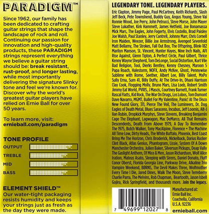 Ernie Ball Beefy Slinky Paradigm Electric Guitar Strings 11-54 Gauge