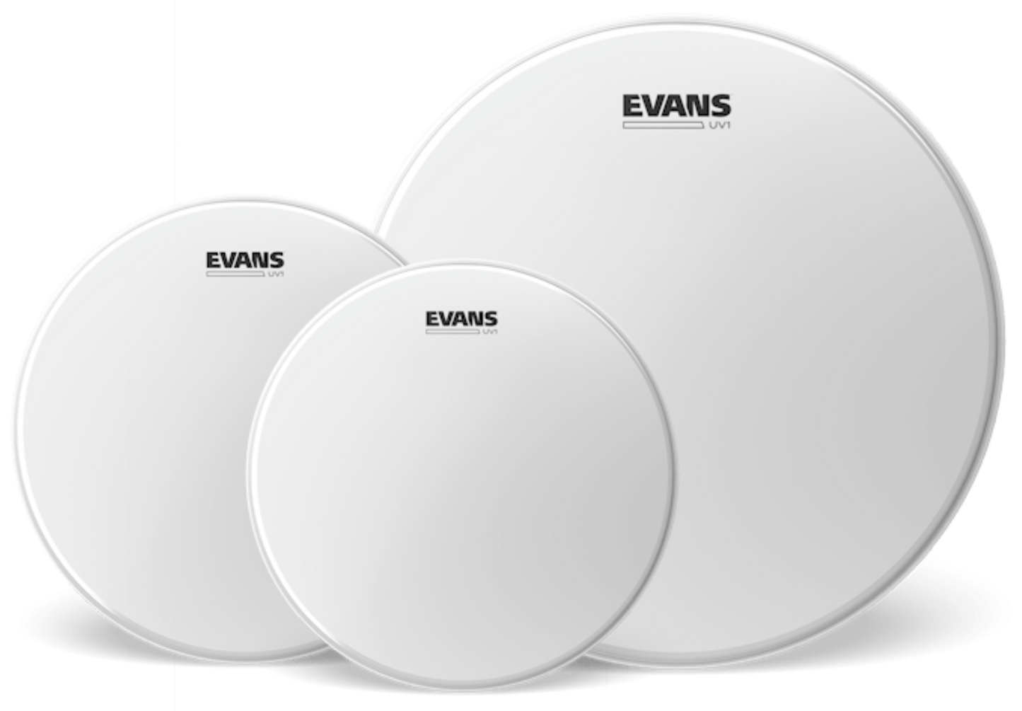 Evans UV1 Coated Standard Pack 12", 13" and 16" & Evans 14" UV1 Coated Snare Batter