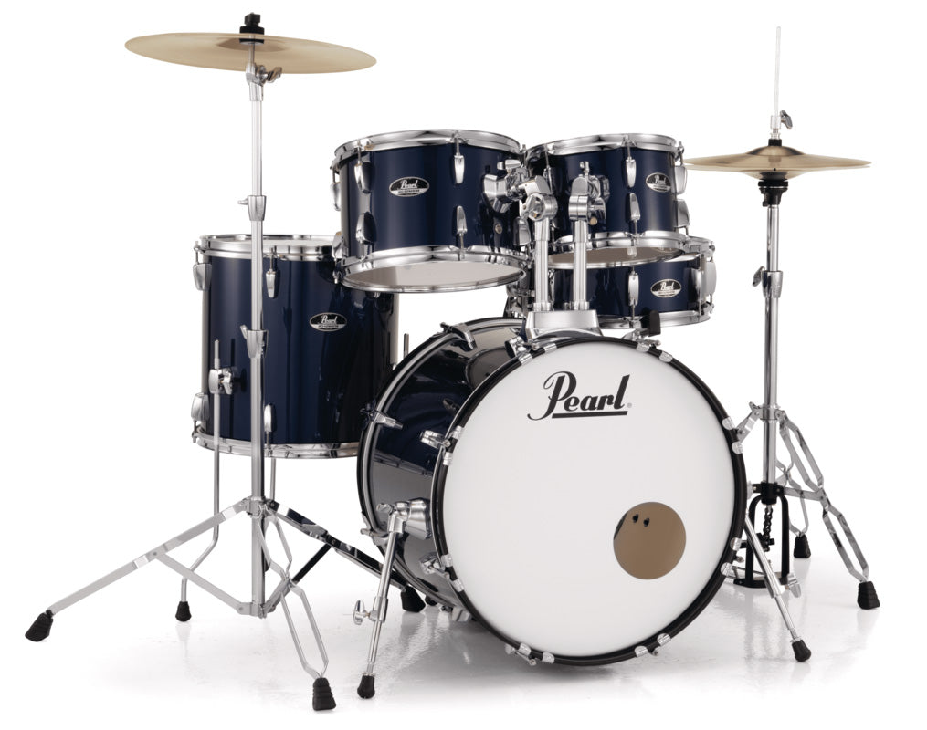 Pearl Roadshow 5 Piece Fusion Drum Kit in Royal Blue Metallic