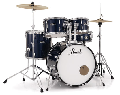 Pearl Roadshow 5 Piece Fusion Drum Kit in Royal Blue Metallic