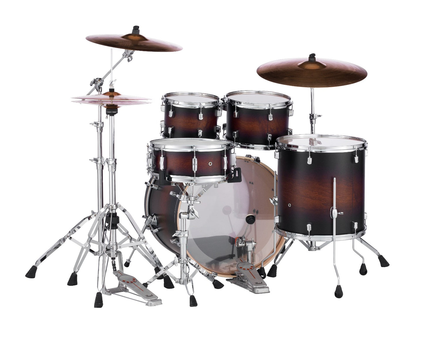 Pearl Decade Maple 22" Fusion Plus Drumkit Increda-Bundle in Satin Brown Burst | EX-DEMO