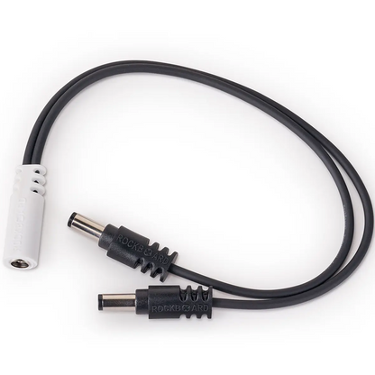 RockBoard Power Ace Current Doubler 2 x 2.1 x 5.5 mm Barrel Plug (parallel) to 2.1 x 5.5 mm Barrel Socket Y Cable