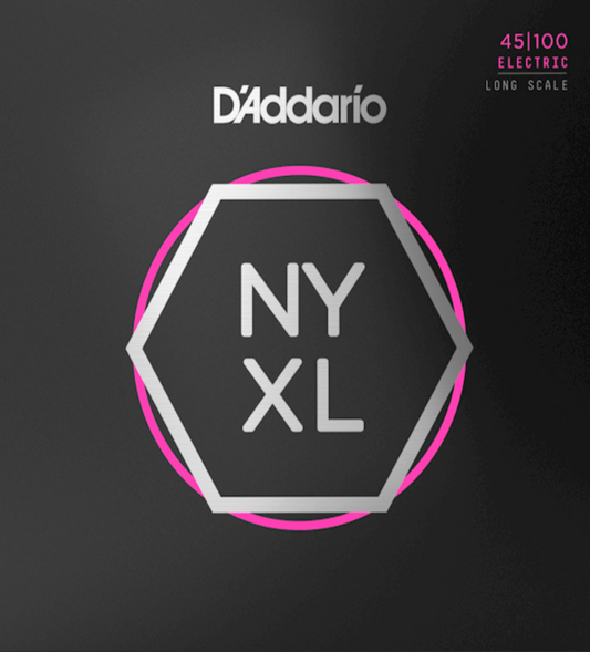 D'Addario NYXL Regular Light Long Scale Bass Strings 45-100 Gauge