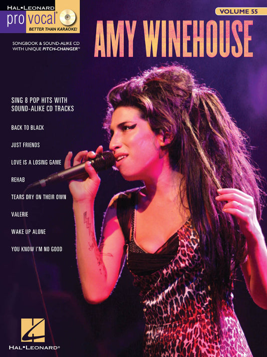 Amy Winehouse Pro Vocal Women's Edition Volume 55 Bk/Cd