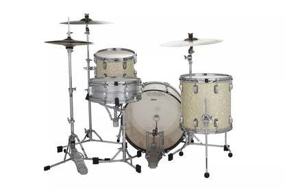 Ludwig Classic Maple 3 Piece Drum Kit in Vintage White Marine