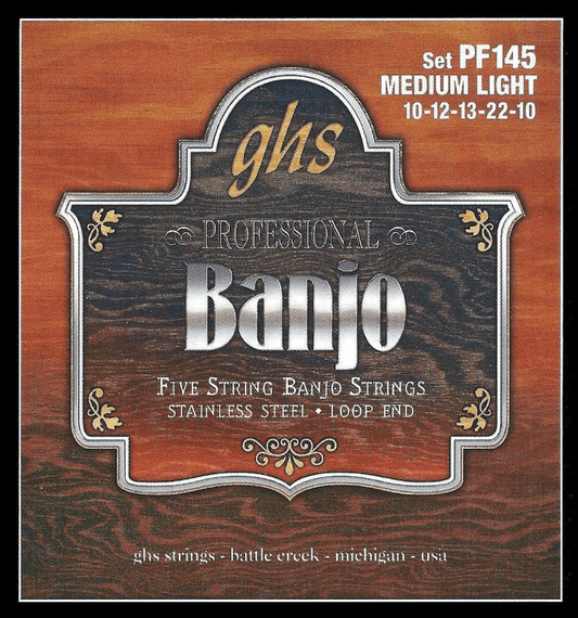 GHS PF145  5 String Banjo 10-22/10