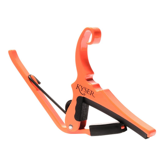 Kyser Quick Change Acoustic Guitar Capo in Neon Orange