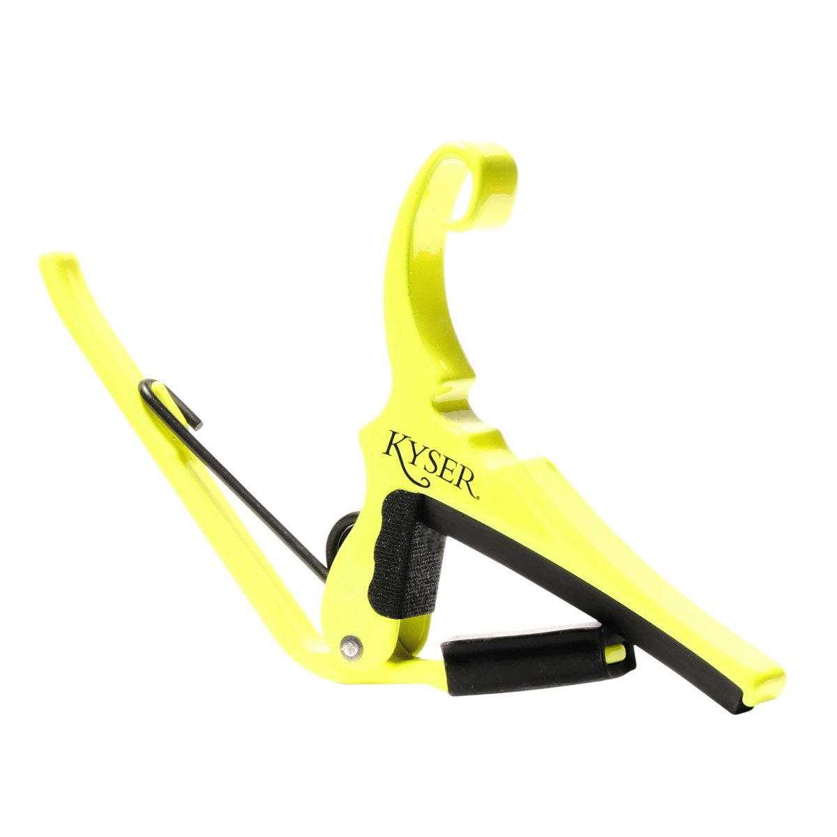 Kyser Quick Change Acoustic Guitar Capo in Neon Yellow