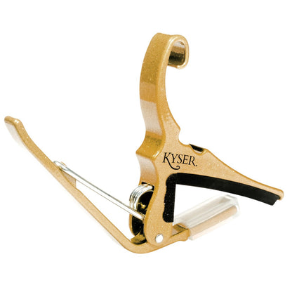 Kyser Quick Change Acoustic Guitar Capo in Gold