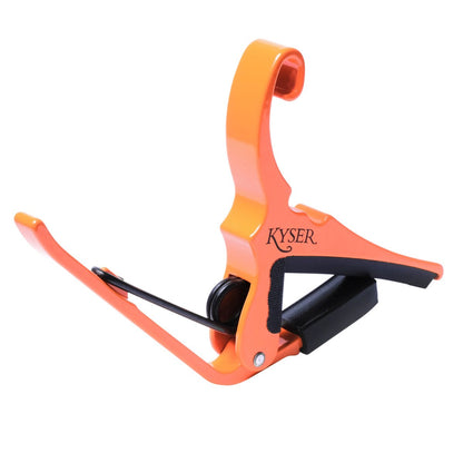 Kyser Quick Change Acoustic Guitar Capo in Neon Orange