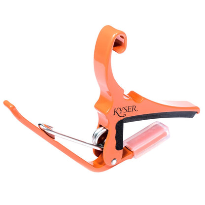Kyser Quick Change Acoustic Guitar Capo in Orange Blaze