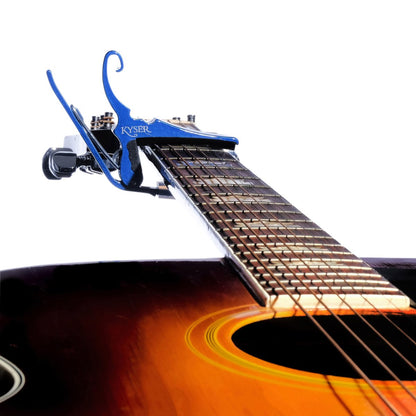 Kyser Quick Change Acoustic Guitar Capo in Blue