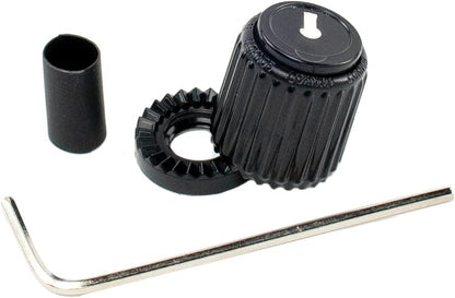 D'Addario LokNob Small Black Plastic Knob