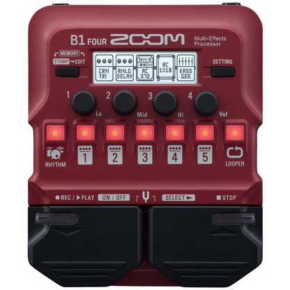 Zoom B1 FOUR Bass FX Multi Effects Pedal