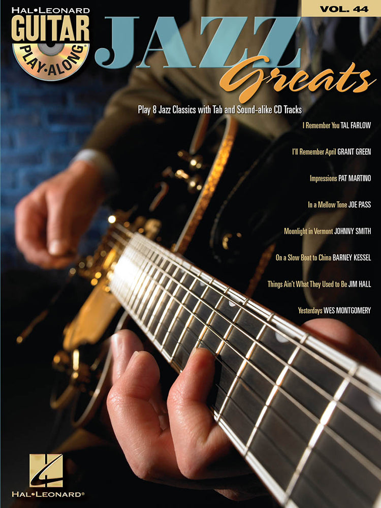 Jazz Greats Guitar Playalong Volume 44 BK/CD