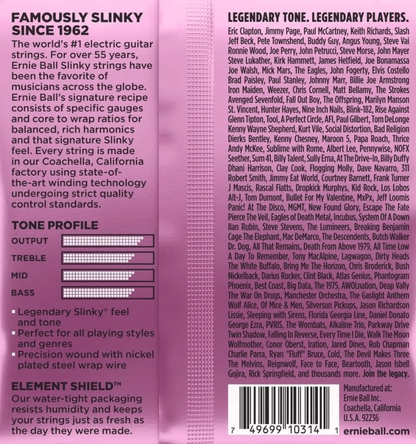 Ernie Ball Mega Slinky Nickel Wound Electric Guitar Strings 10.5-48 Gauge