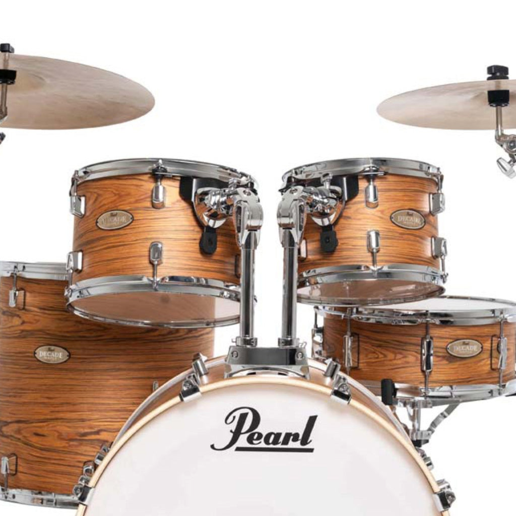 Pearl Decade Maple Artisan 5-Piece Fusion Plus Drum Kit in Satin Caramel Veil