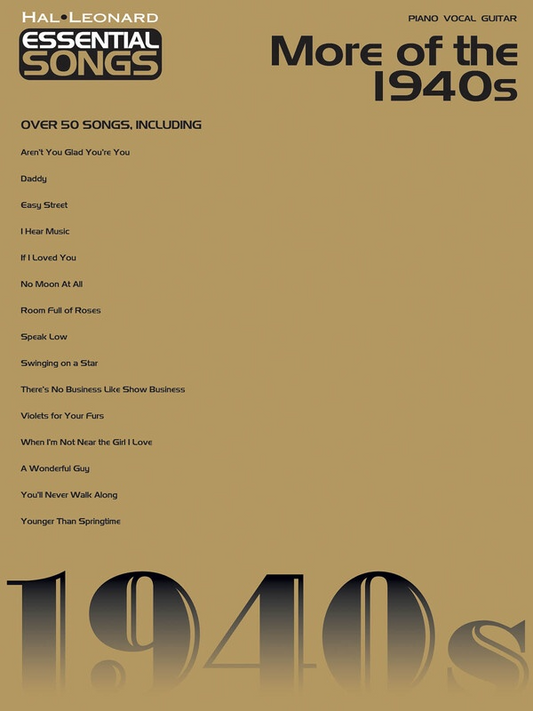 Essential Songs More of the 1940s PVG