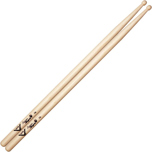 Vater VSM7AW 7A Sugar Maple Wood Tip Drumsticks
