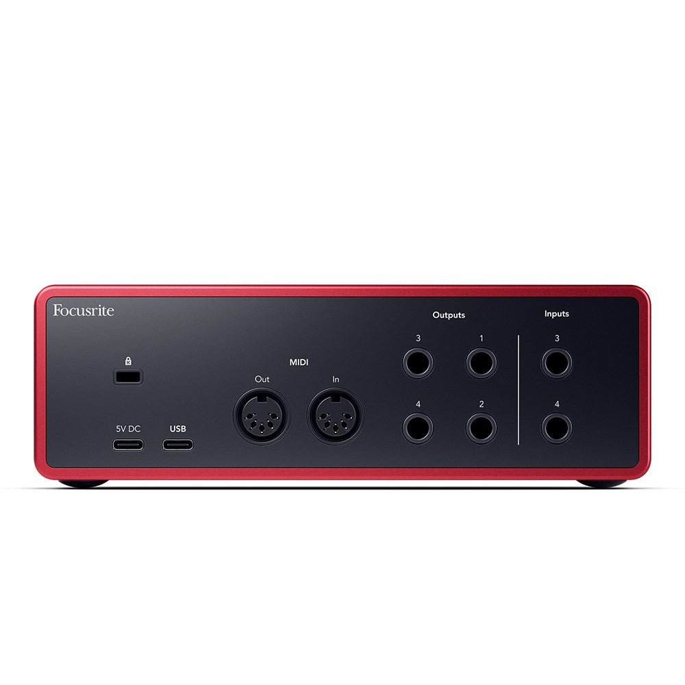 Focusrite Scarlett 4i4 4th Gen 4 in 4 out Audio Interface