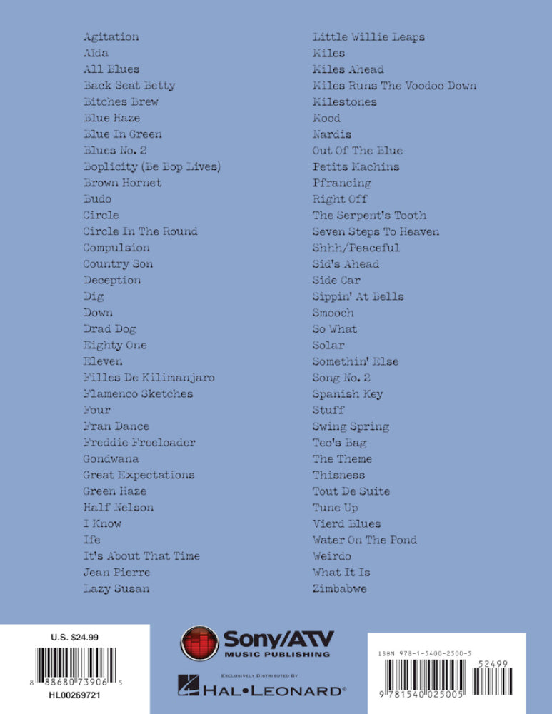 The Miles Davis Real Book Second Edition C Instruments