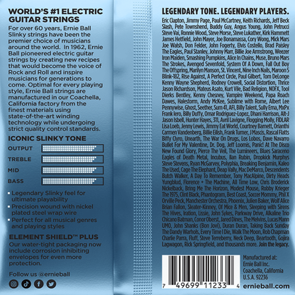 Ernie Ball Primo Slinky Nickel Wound Electric Guitar Strings 3 Pk 9.5-44 Gauge