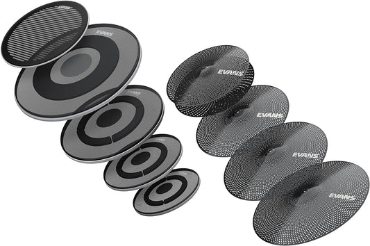 Evans dB One Mesh Drumhead Rock Tom Bass and Cymbal Pack