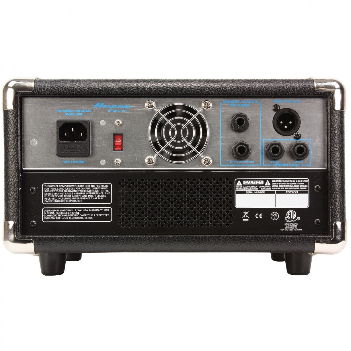 Ampeg Micro VR 200W Bass Amp Head