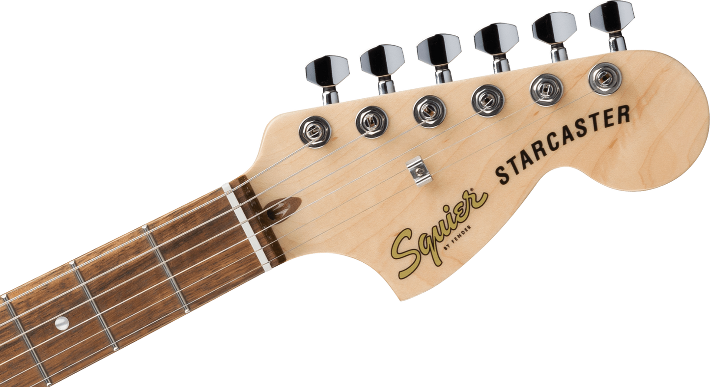 Squier FSR Affinity Series Starcaster Deluxe, Laurel Fingerboard in Lake Placid Blue