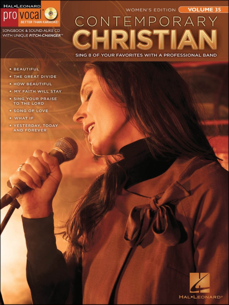 Contemporary Christian Pro Vocal Women's Edition Volume 35 BK/CD