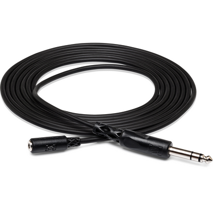 HOSA MHE310 Headphone Adapter Cable 3.5 MM TRS TO 1/4 IN TRS, 10 FT / 3M