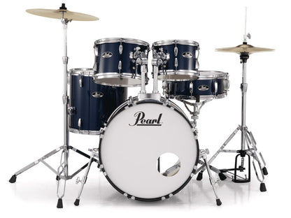 Pearl Roadshow 5 Piece Fusion Drum Kit in Royal Blue Metallic