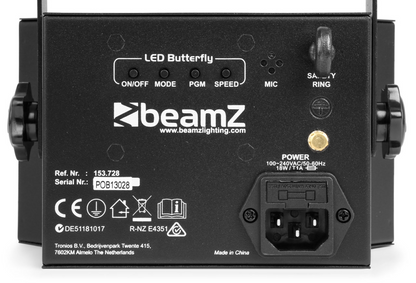Beamz Butterfly 3X3 Led Effect Light