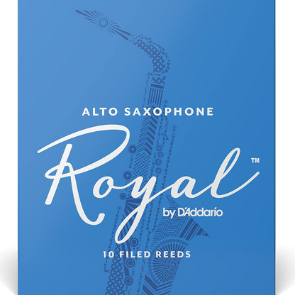 Royal by D'Addario Alto Saxophone Reeds Strength 2.0 10 Pack