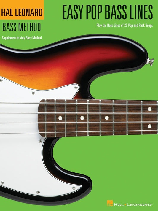 Easy Pop Bass Lines Book