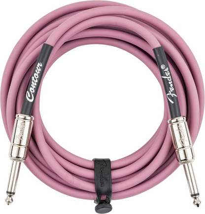 Fender Contour 18.6' Instrument Cable in Burgundy Mist