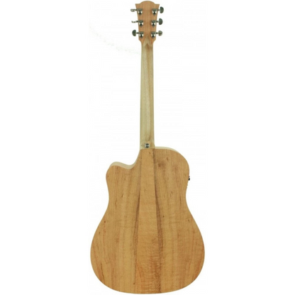 Cole Clark CCFL1EC-SSO Fat Lady Series 1 Cutaway Acoustic Electric Guitar in Silky Oak