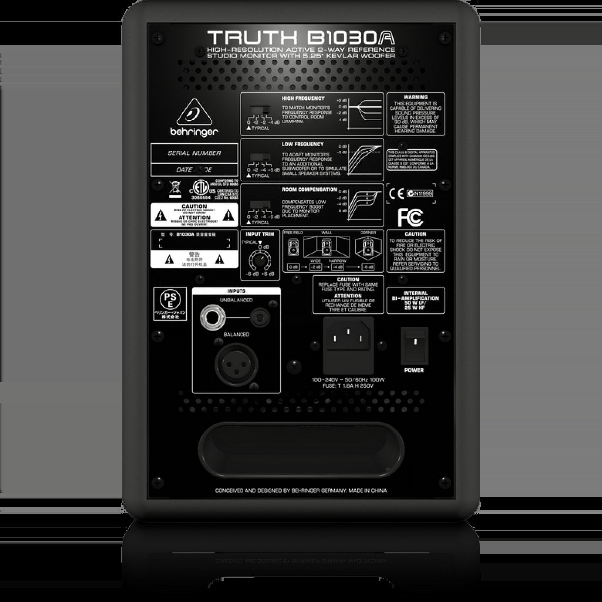 Behringer Truth B1030A Single 5" Studio Monitor | EX-DEMO