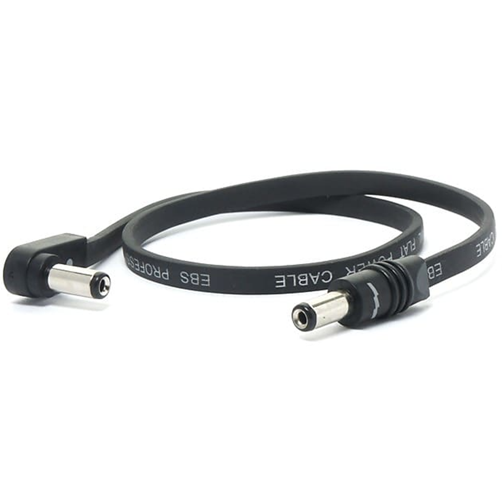 EBS DC1-38 90/0 Angled To Straight DC Flat Power Cable 38cm