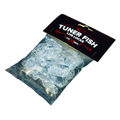 Tuner Fish TFCL4 Lug Locks Clear 4 Pack